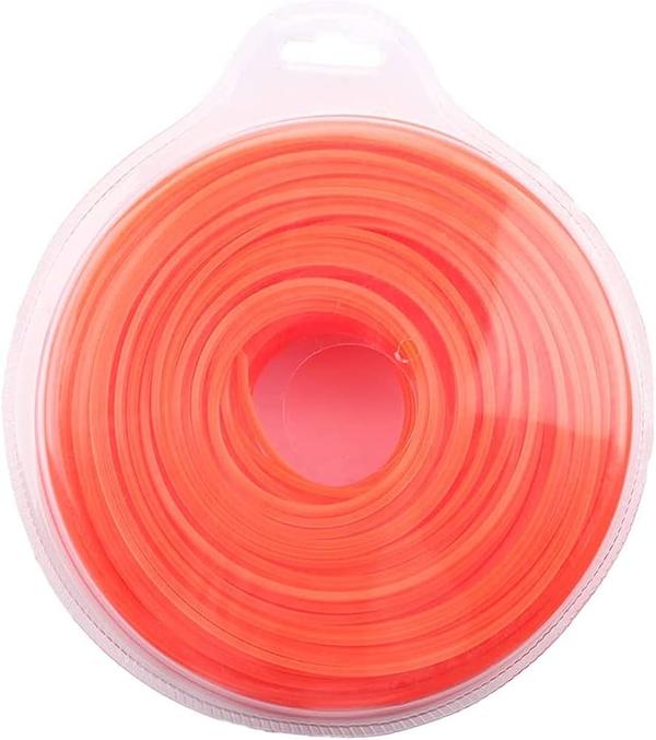 Sadaiv Nipun Square String Trimmer Line,Square String Trimmer Line Fits Most Trimmers for Trimmer Line Replacement Parts for Mowers SN 3.5MM 50 Mtr Round Trimmer Line 1.FUNCTION: Use to cut through thick, heavy grass, brush and weeds. Ideal for use on pathways, sidewalks and tree belts. 2.High Quality:Made of premium plasticized materials for added impact power & strength in boosting resistance to damage. High strength in bold resists breaking.Long life, excellent strength. 3.LOW NOISE: Low noise makes you immersed in leisure time for mowing.Multi-side Cords Slice through heavier weeds and thicker grass quickly and efficiently, Cutting less time 4.IMPROVE WORK EFFICIENCY: High mowing efficiency, saving your time and efforts. 5.If you encounter any problems in use. you can contact us.thank you for your support and we will serve you wholeheartedly.