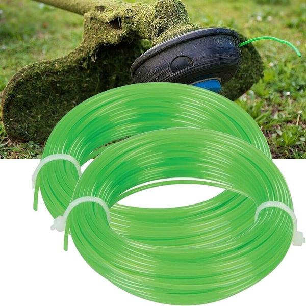 Sadaiv Nipun 2.4MM 50 Mtr Square Trimmer Line Round Grass Trimmer Line for Lawn Mower Brush Cutter Grass Trimmer Strimmer(Red 2.4mm*50m) FUNCTION: Use to cut through thick, heavy grass, brush and weeds. Ideal for use on pathways, sidewalks and tree belts. HIGH QUALITY MATERIAL: Made of thick and sturdy nylon provides longer lasting commercial cutting. LOW NOISE: Low noise makes you immersed in leisure time for mowing. IMPROVE WORK EFFICIENCY: High mowing efficiency, saving your time and efforts. Ideal for use on petrol, electric and battery powered grass trimmers.
