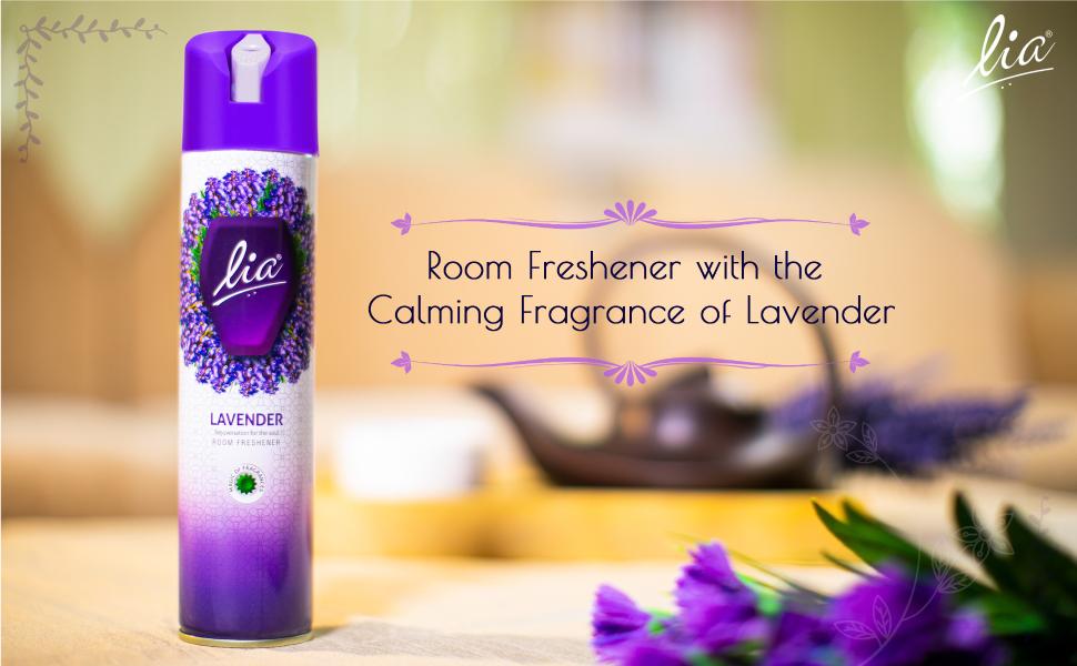 Make your home an abode of calm and joy with Lia Air Fresheners. These long-lasting cans invigorate your living spaces by eliminating odour thoroughly and infusing them with an enticing freshness. Home is where the heart is, and why not if it smells so refreshing. Lia Air Fresheners come in a consumer-friendly spray-through cap for ease and safety. Get the confidence of knowing that your home is always welcoming and pleasurable for family and unexpected guests. It is available in fragrances like Rose, Jas, Lavender, Chandanam, Lemon Burst, Sea Shore.- Room Freshener with the luxurious fragrance of Lavender to keep your living spaces fresh and sweet-smelling- Fragrance: Calming, Refreshing, Lavender Floral Fragrance- Delivers 500 sprays of 2-3 secs each- Long-lasting, refreshing fragrance- Made for All Living Spaces (air-conditioned/temperature controlled room, Smoking area, Bedroom, Lobby, Reception Areas, Hotel lounge, Waiting Rooms, Store rooms, godowns, gyms, factories, clinics, studios)How to Use:1. It can be used in Kitchen, Bathroom, Room, Pet area, Smoker's area, Car interior, Hospital, clinic, School, Lobby, Hotel, Store room, Factory, Gym etc.2. Close all the windows and doors of the room.3. Shake well before use.