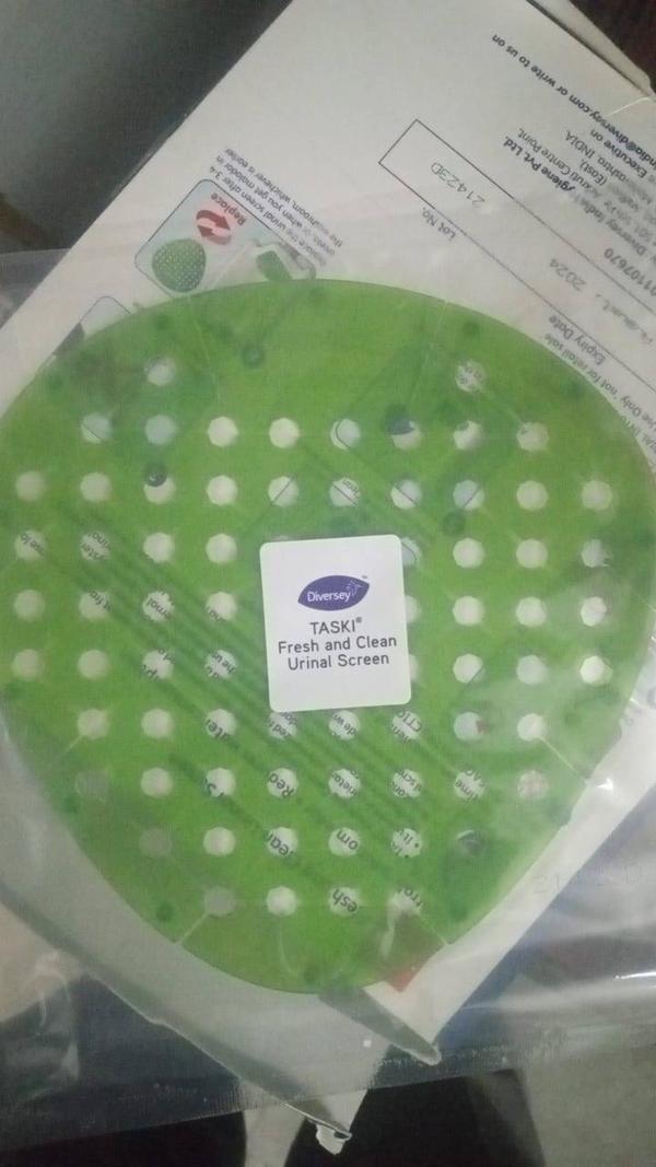 Taski Fresh And Clean Urinal Screen , Taski Urinal Screen , Taski Urinal Screen Mate , Urinal Screen Taski , Urinal Screen Taski Diversey , Urinal Screen Mate Taski Diversey , Taski Diversey Urinal Screen, Taski Diversey Urinal Screen Supplliers In Pune , Diversey Taski Fresh and Clean High Performance Fragranced Urinal Screen ,Diversey Rubber Taski Fresh And Clean Urinal Screen ,Hotel Supplliers In Pune , Hotel Material Supplliers In Pune , Hotel Disposable Material Supplliers In Pune , Office Stationery Suppliers in Pune , School Stationery Suppliers in Pune , Housekeeping Cleaning Material Supplier in Pune , Packaging Material Supplier in Pune , Grocery Material And General Material Supplier in Pune , All Types Of Printing Work's Suppliers In Pune , Contact us - Classic Enterprises Pune. Cell :- 9764107488 / 9024926658 E - Mail :- classicenterprises97@gmail.com Web :-www.classicenterprisespune.in