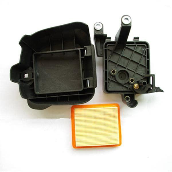 Sadaiv Nipun Air filter assembly for GX35 GX-35 engine Brush cutter trimmer air cleaner complete replacement Gas Engine Motor Brush Cutter Trimmer Brush Cutter Spear Spair Parts High quality, durable. Perfect match for the original machine. Easy installation. Stable characteristics, high reliability. Strict inspection before shipment for each one. The GX35 Black Plastic Air Filter is an air purifier that takes in polluted air and breaks it down into clean air. The working mechanism is that of a fan that draws air in from the front and pushes them out through the back, where they are filtered of any pollutants. The process involves a high-quality HEPA filter with high efficiency that removes 99.3% of particles as small as 0.3 microns from the incoming air.This particular model uses a black plastic casing, which gives it a sleek, modern look and feel, but also makes for easy cleaning (a wipe with a damp cloth will be all you need to keep it looking its best). It comes with two different power settings: low and high, which need to be manually selected by flipping the switch on the back of the unit. This allows you to adjust the speed of the fan depending on your current needs – when you have plenty of ventilation in your house or office, a higher speed will give you better results. When you need to filter smaller particles out of the air in a more enclosed space, turning down the speed will allow for a more thorough cleaning. High quality, durable. Perfect match for the original machine. Easy installation. Strict inspection before shipment for each one. Package Include: 1 x Air Filter Kit