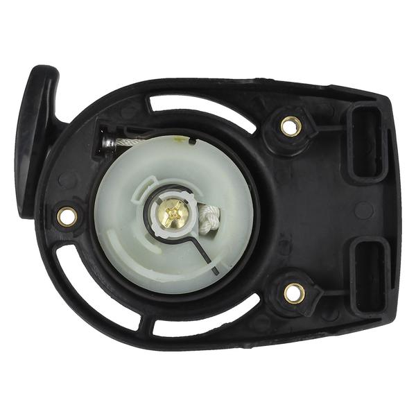 Sadaiv Nipun GX35 Pull Start Recoil Starter Assembly 28400-Z0Z-003 Starter Recoil Fit for Various Strimmers Brush Cutter Engine GX35 UMK435 it is in black in color. Condition: 100% new Color: Black Material: Plastic&Metal Distance between the Fixing Holes: approx. 9 cm(3.54 inch), 6 cm(2.36 inch) Item included: 1 x recoil starter Compatible With: fit for various strimmers, brush cutters This Is Aftermarket Replacement Item But Not Genuine Note: 1) All dimensions are measured by hand, there may be small deviations. 2) Color may vary slightly due to the color setting of each individual monitor. Product Dimension: Feature: 1) According to the original factory specifications. 2) Perfect match for the original one. 3) Easy installation. 4) Stable characteristics, high reliability. 5) Universal recoil pull starter fits for various strimmers, brush cutters Follow the factory specifications. Perfect match for specific equipment. Fit for various strimmers, brush cutters Easy installation. Durable and reliable.