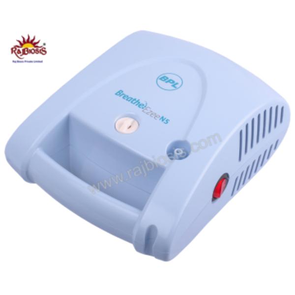 It combines a short inhalation time with an efficient medication delivery  Breaks down the medication to a median particle size of 4μm, ideal to reach the lower airways Efficient compressor ensures minimal noise while operation producing noise less than 60dB