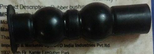 Rubber bushing nut