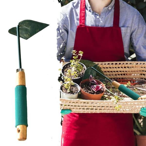 SADAIV NIPUN Garden Tool Heavy Duty Carbon Steel Hand Hoe Great for Weeding or Moving Soil Traditional Set Built To Last. Ideal for a variety of tasks, including Digging, Transplanting, Pruning, loosening soil, aerating, planting, weeding and morePerfect for all Gardening NeedsA draw hoe can easily be used to cultivate soil to a depth of several inches.Shaping the soil includes piling soil around the base of plants (hilling), digging narrow furrows (drills) and shallow trenches for planting seeds or bulbs.A typical design of draw hoe, the