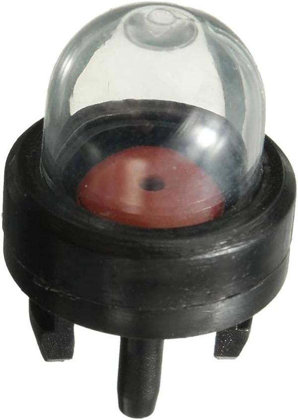 Specially designed for the garden diaphragm carburetor.-Available for hedge trimmers, lawn mowers, chainsaws, etc.-High-quality material: The air purge primer bulb pump is made of high-quality transparent rubber, with soft texture, excellent sealing and durability.-Easy to Install.-Long Lasting Heavy Duty Material