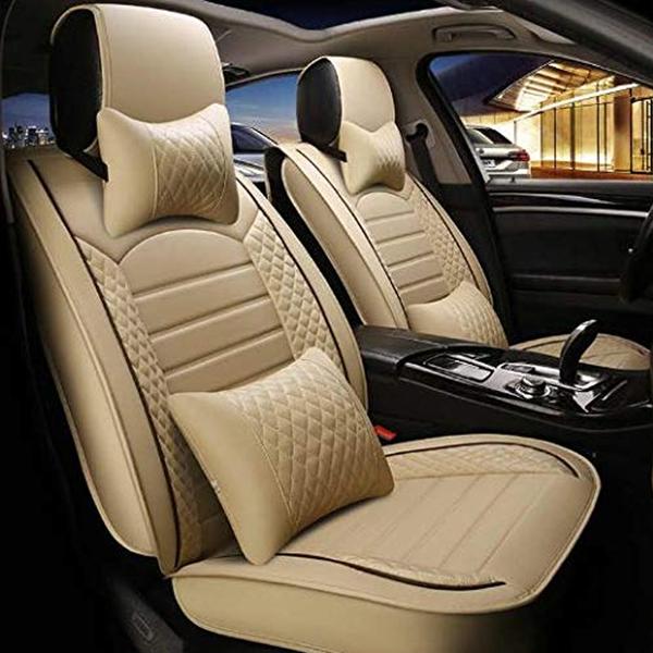 Product Features☑ Air-bag friendly seat covers☑ PU Leatherette with 1-Year Warranty☑ Customize colors and designs according to your choice☑ Bucket-Fitted, UV-Resistant, Dustproof & Tear-resistant☑ Perfect Fitting & Super Soft Material☑ Maintainable and easy to clean using a wet cloth.☑ We also provide Fitter Recommendations for fitting thisProduct CompatiblityFORDAspire, Ecosport, Feista, Figo, FreestyleHONDAAccord, Amaze, Brio, City, Civic, Hr-v, Jazz, WrvHYUNDAIAccent, Aura, Creta, Elentra , Eon, Grand I10, Grand I10 Nios, I10, I20, Santro , Santro Xing, Tucson, Venue, Venue Facelift, Verna, Verna Fludic, XcentKIARio, Seltos, Sonet, Sportage, StonicMAHINDRAKuv100, Thar, Xuv 300, Xuv 400, Xuv700 5 SeaterMARUTI SUZUKIAlto, Alto K10, Baleno, Brezza, Celerio, Ciaz, Ignis Grand Vitara , Jimny, New Swift, Ritz, S-cross, S-presso, Swift Dezire, Sx4, WagonrMGAstor, HectorNISSANDatsun Go, Magnite, Micra, Sunny, TerranoRENAULTDuster, Kiger, Kwid, Pulse, ScalaSKODAFabia, Kushaq, Laura, Octavia, Rapid, SuperbTATAAltroz, Bolt, Harrier, Indica, Indica Vista, Indigo, Indigo Manza, Nexon, Nexon EV, Nexon Facelift 2020, Punch, Tiago, Tigor, ZestTOYOTACamry, Corolla Altis, Etios, Glanza, Urban CruiserVOLKSWAGENAmeo, Polo, Polo Gt, Taigun, Vento