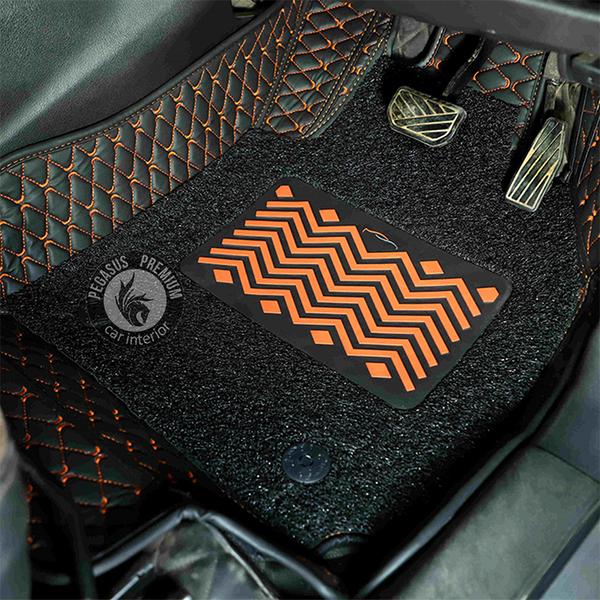 Product Features☑ Perfect fit, 100% tailor-made, Different Colors, and customizable.☑ Luxury styling with a Quality fitted finish.☑ 100% Waterproof and Dust-proof.☑ Provides protection against dirt, mud, dust, moisture, and grime.☑ Installation is quick and easy.☑ Custom Made as Per Car Model's Specifications.☑ Maintainable and easy to clean with a vacuum cleaner or a duster.☑ Easily foldable and storable mats that take up a very limited amount of space.Note: 4,500/- is the starting price it may be different because of your Car model, year, and specification