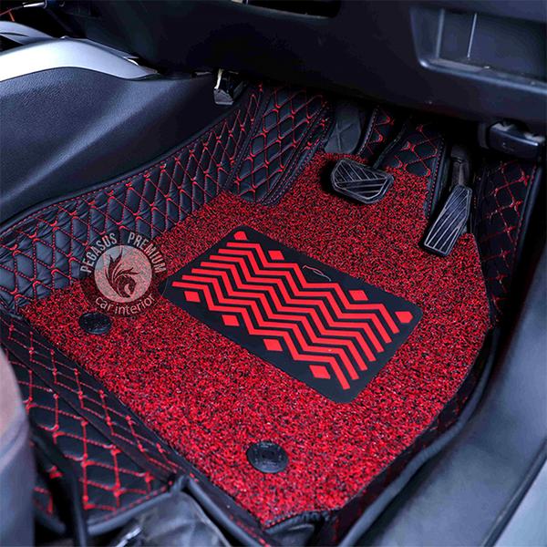 Product Features☑ Perfect fit, 100% tailor-made, Different Colors, and customizable.☑ Luxury styling with a Quality fitted finish.☑ 100% Waterproof and Dust-proof.☑ Provides protection against dirt, mud, dust, moisture, and grime.☑ Installation is quick and easy.☑ Custom Made as Per Car Model's Specifications.☑ Maintainable and easy to clean with a vacuum cleaner or a duster.☑ Easily foldable and storable mats that take up a very limited amount of space.Note: 4,500/- is the starting price it may be different because of your Car model, year, and specification