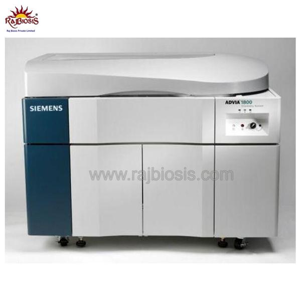 The ADVIA® 1800 Clinical Chemistry System pushes the limit of productivity. Its extensive menu allows integration of testing for clinical chemistry, drugs-of-abuse, therapeutic drug monitoring (TDM) and specific proteins such as cystatin C and CardioPhase® hsCRP. The ADVIA 1800 Clinical Chemistry System offers:Throughput of up to 1,800 tests per hour to keep pace with workload peaks200 basic metabolic panels per hour to meet turnaround-time demandsLarge onboard reagent capacity and optional concentrated reagents to reduce interruptionsOptimal standardization of reagents and systems for efficient consumable usageRefrigerated onboard storage of controls and reagents for extended stability and increased productivityAutomation-ready design: no additional hardware requiredFeatures & BenefitsThe ADVIA 1800® Clinical Chemistry System pushes the limit of productivity in the core lab and meets the turnaround-time (TAT) goals of today’s laboratories. Its extensive menu allows integration of general clinical chemistry testing with testing for drugs-of-abuse, TDM, special chemistry, and specific proteins such as cystatin C and CardioPhase® hsCRP.Automation-ready designPoint-in-space aspiration enables connectivity to a track, VersaCell® System.Redundant sample loading provides built-in backup and easy handling of non-routine samples.Direct sampling from track prevents tubes being detained at an analyzer and reduces aliquoting.Peak productivity Throughput of up to 1,800 tests per hour provides the speed to keep pace with workload peaks.Throughput of 200 basic metabolic panels per hour helps to meet turnaround-time demands.Automatic Sample Retain technology lets you perform reruns and dilutions without the need to retrieve primary tubes.Consolidate chemistry testing on one system with a comprehensive menu, consistent cycle times, speed, and open application capability.Total system reliability Minimal-maintenance ISEsRobust hardware and simplified software design, with automatic calibration validation and trackingAdvances in reagent onboard stability, calibration frequency, interference reduction and assay linearity expansionDirect water connectionRemote diagnostics and Inter-Laboratory Quality Control (ILQC) optionsEasy efficiency Large onboard reagent capacity and optional concentrated reagents reduce interruptions.High-resolution touchscreen delivers push-button operation.Reagent pause capability and onboard Sample Pause button make loading easy.Minimal maintenance requirements, including no-maintenance oil bath, reduce hands-on time.Sample integrity checking, include serum indices reporting, short-sample flagging, and clot detection, reducing the need for manual intervention.