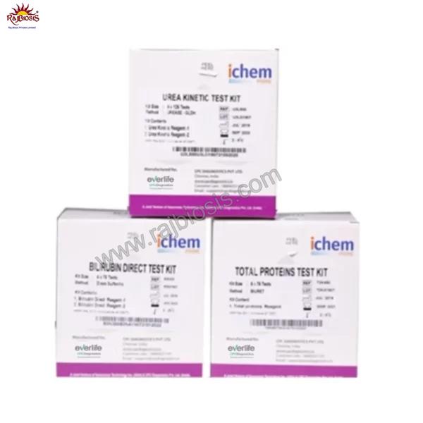 Guaranteed number of tests ensuring zero wastage.Ensures on-board and calibaration stability.Easy inventory.KITSAlbuminAmylaseBilirubin DirectBillirubin totalCalciumCholesterolCK MBCK NACCreatinineGGTGlucoseLDH LMagnesiumPhosphorusProteinTriglyceridesUrea KineticALPSGOTSGPTUric AcidHDL DirectLDL DirectINFORMATIONEVERY SINGLE REAGENTS HAS A DIFFRENCE PRICE1 PACK SINGLE PRICE.