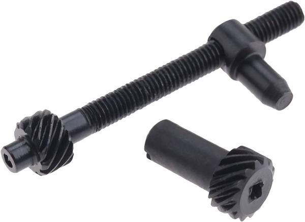 This is an Automatic Adjustment Chain, avoid Manual adjustment, Effectively avoid loosening the chain,allowing you to travel freely and safely.-The Chainsaw Chain Tensioner Adjuster is made of high-quality metal materials, resistant to scratches and rust, with high hardness and high durability.-The Chain adjuster Tensioner according The Original Standard, exquisite workmanship, you can direct replacement for old or broken Chain adjust tool, and extended service time.-The chain adjustment tool is very sturdy. It is easy to install and will not damage your original. Please note that the new type and old type of this product will be sent randomly, and make sure you will not mind before Ordering.-Compatible With: Fit for 4500 5200 5800 45CC 52CC 58CC Chainsaw.- Chainsaw Tensioner for the Part Number of The high-quality brand new after-sales chain adjuster Tensioner.