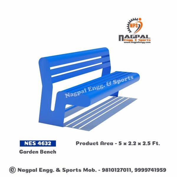 Garden Bench ExclusiveProduct Code: NPS 4632Size: 5 2.2 x 3 FtMOQ - 10 PcsSide: MS Plate 6MMSteps : 25 x 65 MS Box and FRP Round (Five MS Strips and Two FRP Strips)
