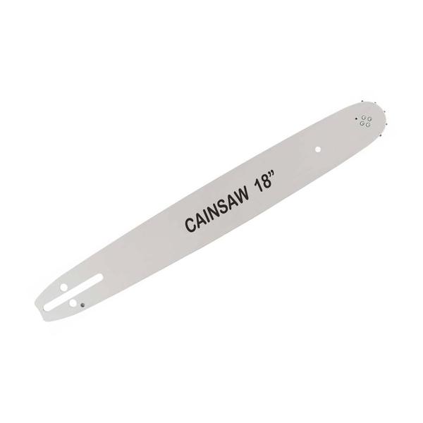 Replacement 18 inch Guide Bar-Suitable For All Types Of Petrol And Electric Chainsaws.-1 X Replacement 18 Guide Bar For Chain saw machine. ( Note : chain included )-This chain has a semi-chisel cut which is fast cutting which allows it to remain sharper for longer.-The material used in the construction of this chainsaw guide bar is secure and long-lasting.-These are all ways in which this guide bar is put to use, making it the ideal choice.