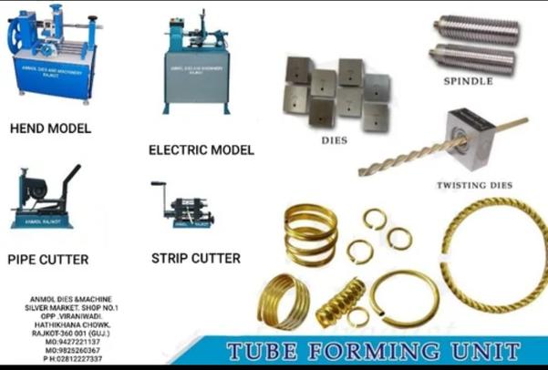 Forming Machine, For Pipe Making, Model Pneumatic Hand And Electric Model