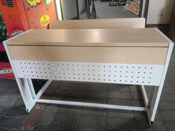  the DualCraft Work & Seating Ensemble, a versatile solution for modern spaces where functionality meets style. This dual-purpose desk and bench combination seamlessly blends contemporary design with practicality, providing a dynamic and efficient workspace that adapts to your needs.Space Optimization , Dual Functionality , Dual Functionality ,Smart Storage Solutions .