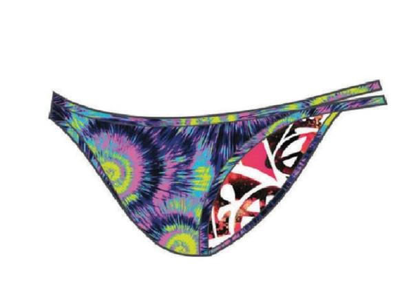 Hippy Explosion Flip Reverse BriefSwitch up your style according to your mood with the fully reversible Hippy Explosion Flip Reverse Brief, featuring two colourways of a funky, psychedelic digital print design. Made with our durable, 100% chlorine resistant Endurance®+ fabric.Features• Crossback for freedom of movement in the water• Premium digital print in bright designs• Sun Protection - UPF 40+• Quick dry - dries faster after each swim• 100% chlorine resistantFabric Description: Endurance®+Fabric Composition: 53% Polyster, 47% Ppt Polyster