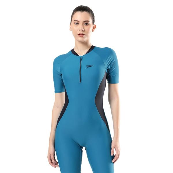 Essential Panel KneesuitThis Kneesuit is ideal for providing extra coverage and includes a removable bra pad for enhanced support making it a great choice for regular swimming. New featurin a new front zipper for easier use Featuring Endurance®10 which is chlorine resistant and designed to last longer.Features• Ideal for swimmers seeking greater leg coverage than a standard swimsuit.• Removable Bra Pads - for enhanced comfort and confidence• Higher chlorine resistance than standard swimwear fabrics - fits like new for longer with CREORA® HighClo™• Shape retention - fabric stretches so you can enjoy your swim without feeling restricted• Sun protection - UPF 40+Fabric Description: Endurance®10Fabric Composition: 80% Nylon 20% Elastane (CREORA® HighClo™)