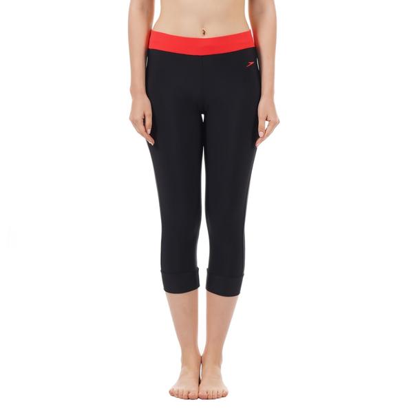 Active Contrast CapriThis active Capri from our women's Swim Active collection works hard to protect you from the sun’s harmful rays. It features a secure and comfortable wider waistband and offers the perfect technology for a hot day t the beach or pool.Features• Drawstring around waist for enhanced fit and security• All purpose wear - for swim, gym or leisure• Higher chlorine resistance than standard swimwear fabrics - fits like new for longer with CREORA® HighClo™• Shape retention fabric• Sun Protection - UPF 40+Fabric Description: Endurance®10Fabric Composition: 80% Nylon, 20% Elastane(Creora® HighClo™)