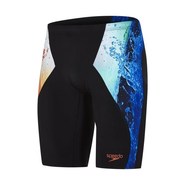 Energy Blast Placement JammerThis competition-ready design features an eye-catching digital print for ultimate stand out on the blocks. Made for both racing and training, this jammer features V cut panels for added comfort and security. Made from Endurance®10 fabric, which is comfortable, durable and shape retaining, so the jammer will fit like new for longer.Features• Integral support for enhanced comfort• Drawstring Waist - For enhanced fit and security• Higher chlorine resistance - fits like new for longer with CREORA® HighClo™• Shape retention fabric• Sun protection - UPF 40+Fabric Description: Endurance®10Fabric Composition: 80% Nylon 20% Elastane (CREORA® HighClo™)