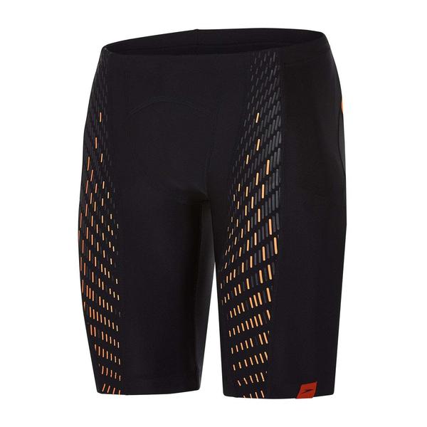 Powermesh Pro JammerBuilt for training, this jammer features power mesh leg compression to enhance your muscle awareness and promote a better body position in the water, helping you to swim faster for longer. The engineered V-cut construction provides added comfort and security. This jammer is chlorineresistant for long lasting colour and fit.Features• Body Positioning Swimwear• Higher chlorine resistance - fits like new for longer with CREORA® HighClo™• Power Mesh leg compression - Enhances awareness of major thigh muscles to promote betterbody positioning• Engineered V Cut construction - Provide added comfort and security• Performance fabric - lightweight fabric maintains its shape and elasticity in the pool• Sun Protection - UPF 40+Fabric Description: PowerflexFabric Composition: 80% Nylon 20% Elastane (CREORA® HighClo™)