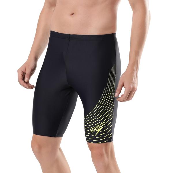 Medley Logo JammerStyle and durability from our Essentials range. Feel comfortable and supported during training wearing the Medley Logo Jammer featuring integral support and a drawstring waist. Sleek and stylish with a contrasting orange asymmetric kinetic wave design to the leg, it offers everything you need for a great swim. Ideal for regular pool sessions, our Endurance®10 fabric offers higher chlorine resistance than standard swimwear fabrics and fits like new for longer with CREORA® HighClo™. It's made from 100% recycled waste fabric, so it’s better for the environment too!Features• Integral Support - rubberized liner for comfort and support• Drawstring around waist for enhanced fit and security• Higher chlorine resistance - fits like new for longer with CREORA® HighClo™• Shape retention fabric• Sun protection - UPF 40+Fabric Description: Endurance®10Fabric Composition: 80% Nylon 20% Elastane (CREORA® HighClo™)
