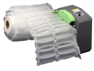 We supply Air Cushion Bubble Machine. 4 Type of Pouch type possible to produce. Pillow, Bubble, Tube  etc. 