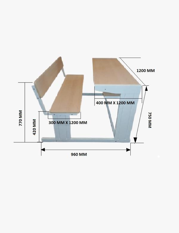 Structure and Design:Long Surface: The desk usually features a long, shared surface that allows two people to work facing each other.Connected Design: The design may have a continuous or connected surface, creating a seamless workspace for both users.Divider Option: Some dual desk benches may include a divider or screen between the two workspaces for added privacy or to reduce distractions.Materials:Variety of Materials: Dual desk benches can be made from a variety of materials, including wood, metal, glass, or a combination of these materials.Durable and Practical: The materials are often chosen for durability and practicality in an office or collaborative environment.Features:Cable Management: Many dual desk benches include features for cable management to keep cords organized and out of the way.Storage Options: Some models may come with built-in storage options such as drawers, shelves, or cabinets for each user.Adjustability:Height Adjustable: Some dual desk benches may have height-adjustable features to accommodate users of different heights or preferences.Modular Configurations: Modular designs may allow for flexibility in configuring the desk layout to suit different needs.Ergonomics:Comfortable Seating: The design takes into consideration the comfort and ergonomics of the users, often accommodating standard office chairs or seating.Aesthetics:Sleek and Modern: The aesthetics of dual desk benches often lean towards a sleek and modern design, fitting well into contemporary office environments.Purpose and Use:Collaborative Work: Designed for collaborative work, team projects, or shared tasks where communication between the two users is essential.Office Environments: Commonly found in open-office layouts, coworking spaces, or educational institutions.