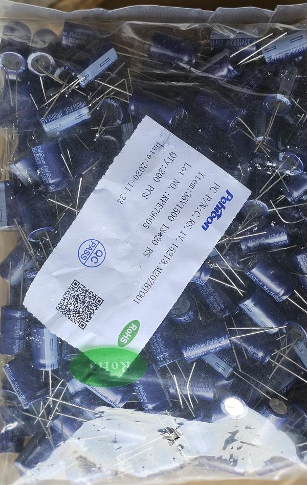 PCHICON RS SERIES 10000HOURS CAPACITORS 105 DEGREE