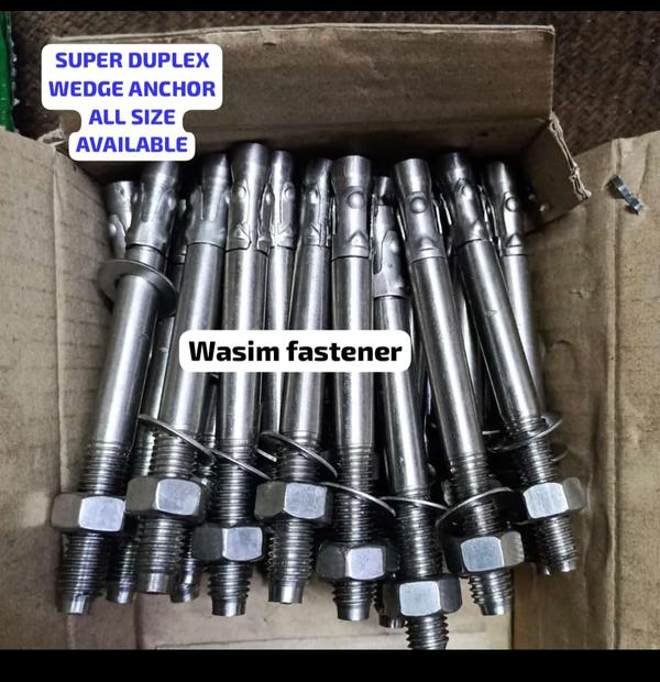 SUPER DUPLEX S32750 WEDGE ANCHOR THROUGH BOLTS ANCHOR BOLTS