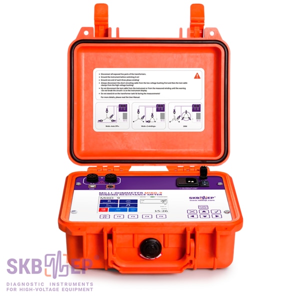 MIKO-9A : Is Top precision resistance meter in the market designed for Resistance measurement in inductive and non-inductive circuits in the range of 1 μΩ - 30 kΩ.MIKO-9A milli-ohmmeter is developed to measure DC resistance with test current up to 10 А, as well as to generate oscillograms of a switching contactor in the high-speed OLTC; it also provides for demagnetization and