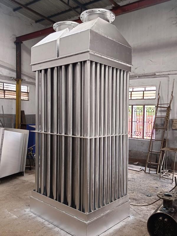 Recuperater air heater.