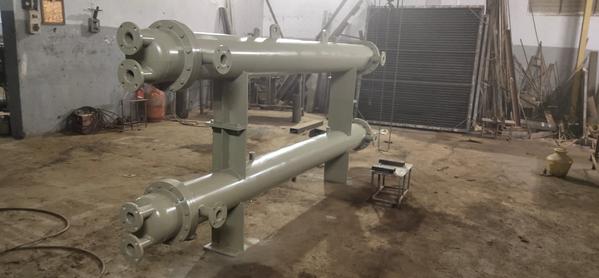 8 MW Duplex turbine oil cooler.