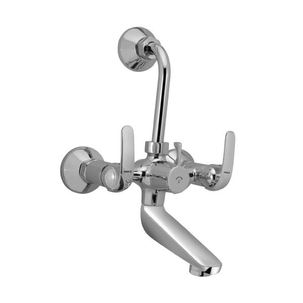 Bath and shower mixer with provision for Overhead shower with 115mm Long Bend Pipe on Upper Side