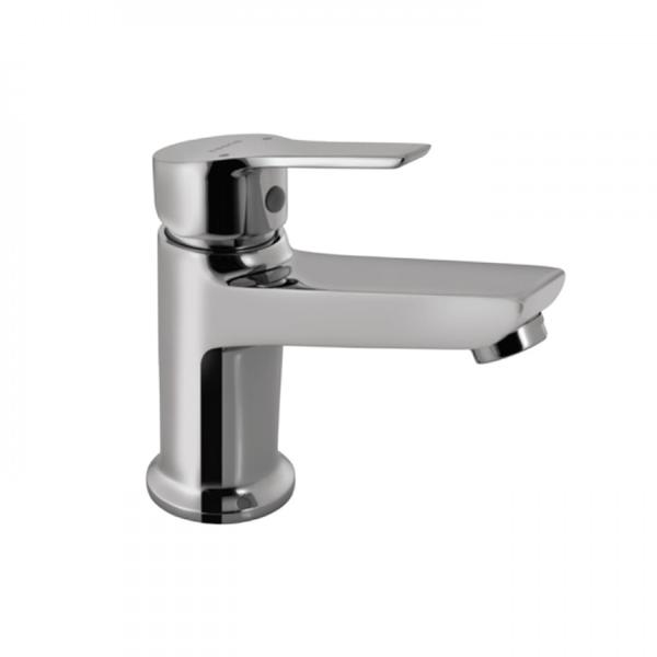 Single Lever Basin Mixer without Popup Waste, with 375mm Long Braided Hoses