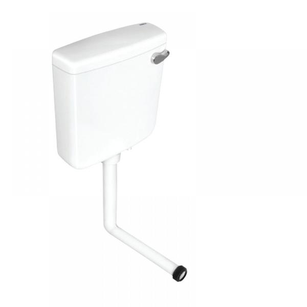 Smart Single Flush Wall Hung Cistern with 39mm Drainage L-bend Pipe with Gasket & Installation Kit (Suitable for EWC)
