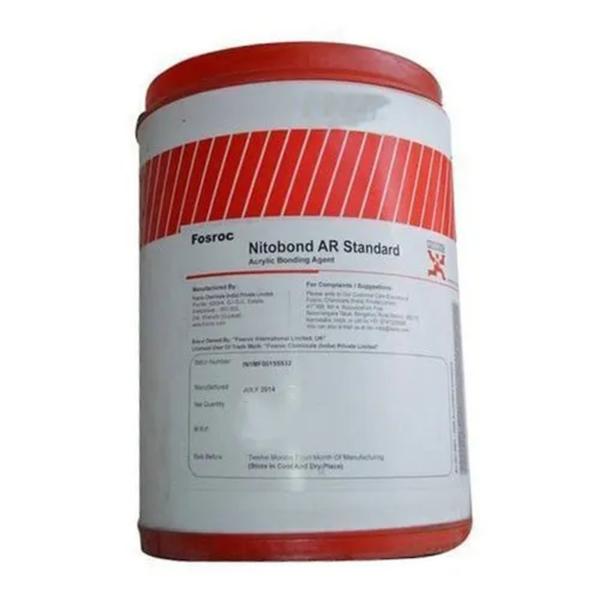 1, Provides  good  bond  to  concrete, masonry, stone work, plaster and block work2. Improves tensile and flexural properties of mortar3. Compatible with all common hydraulic cements4. No bleeding and segregation5. Nitobond AR Std. bonding aid has a shelf life of 12 months 