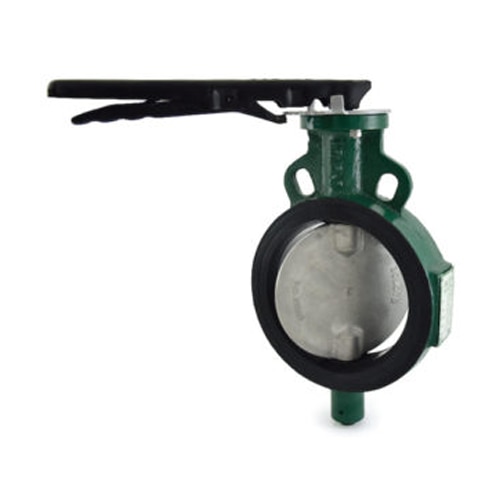 Salient FeaturesDesign Standard IS 13095 / BS EN 593 (BS 5155).Wafer Type.Lever Operated.S.G Iron construction.Stainless Steel (CF8 / CF8M*) Disc which is accurately guided between the two stems.Integrally moulded rubber lining (EPDM / Nitrile / Neoprene* / Viton* / Silicon*) as per requirement which provides seating to the valve disc, as a primary seal to the stem and gasket joint with matching pipe flanges.Two Piece Stem design which is precisely guided between the PTFE / Bronze bushes.Compatible to sandwich between flanges as per BS 10 Table D, E, F,H, DIN, PN 10, PN 16, PN 25, PN 40, ASA 150, ASA 300, IS 778, IS 6392 Table 17 and IS 1538.PN 1.6Test Pressure (Hydrostatic) :Shell : 2.4 MPaSeat : 1.76 MPaMaximum Working Temperature : 90°CMaximum Working Pressure : 1.6 MPa