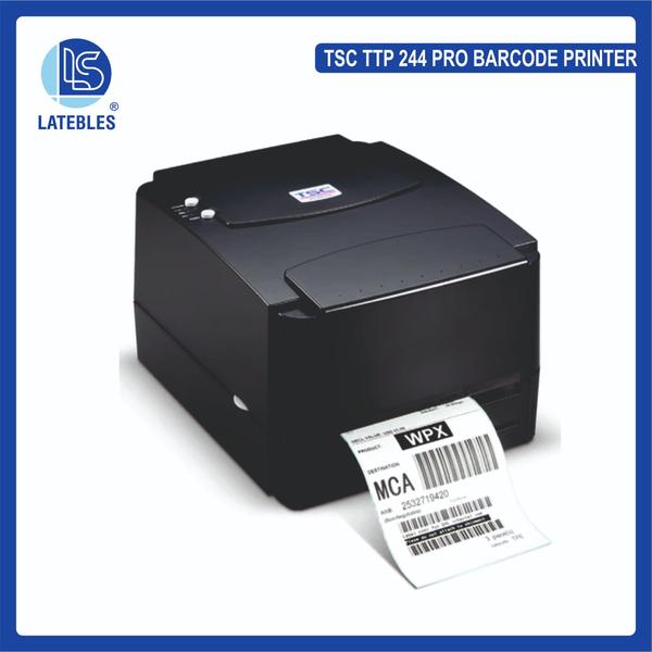 TSC TTP 244 PRO Barcode Printer Resolution: 203 DpiSpeed : 4 IPSInterfaces: USB, RS2, Serial Port.