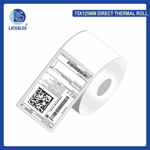 Direct Thermal Roll for Flipkart Shippingsize: 75mm x 125mmCore Id: 1 inch