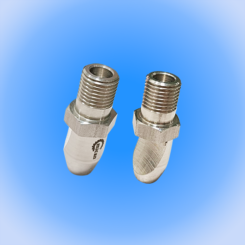 Narrow Jet non clogging Flat spray nozzle with high impact value and sharp flat fan, works on principle of deflection.Spray Angle : 15 deg. - 120d deg.Flow @ 2 bar : 0.5 lpm - 16 lpm.Thread Size : 1/4