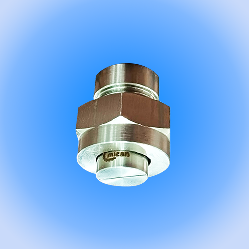 Dove-tail guided spray nozzle connected to Spray pipe or Spray header by the means of nipple and retaining nut. Easy nozzle changing, simple jet alignment. Uniform, parabolic distribution of liquid. Spray pipes / Headers equipped with nozzles show an extremely uniform total liquid distribution.