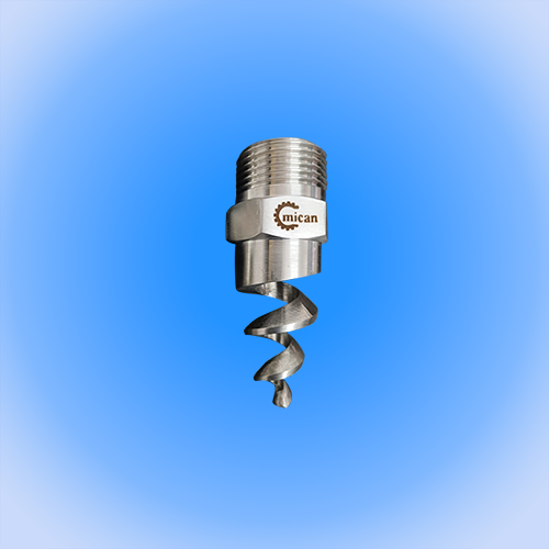 Spiral Full Cone Nozzle Standard design with self  sealing thread connection. Stable spray angle, Uniform distribution of liquid.