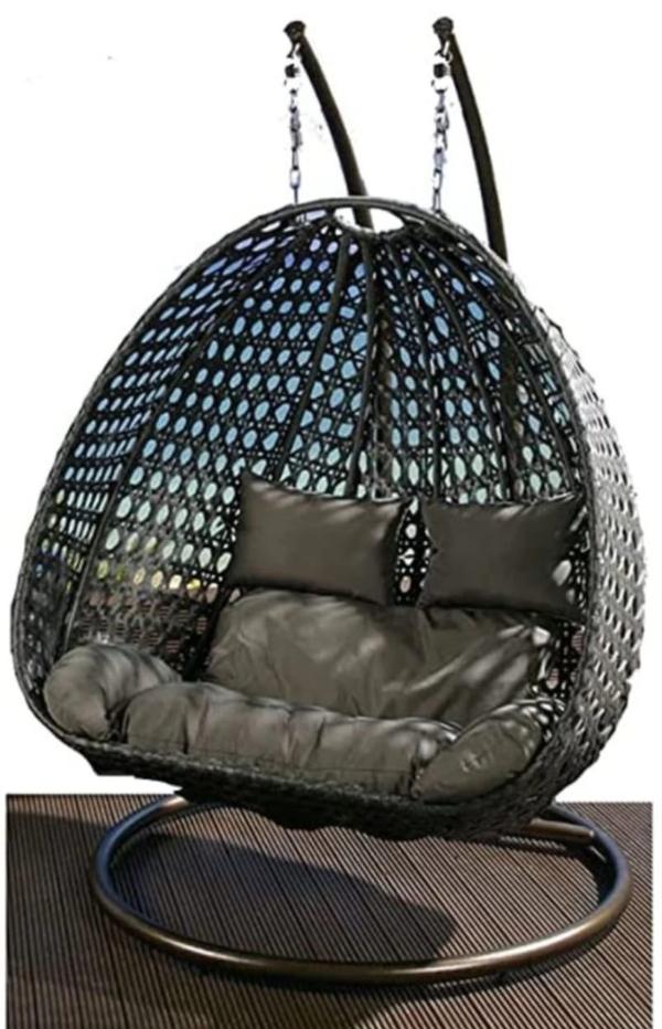 Indulge in tranquil moments with our B011 Two Seater Swing. Crafted for comfort and durability, it's a serene oasis for couples or friends. Enjoy gentle swaying motions, embracing relaxation and togetherness in your outdoor retreat.