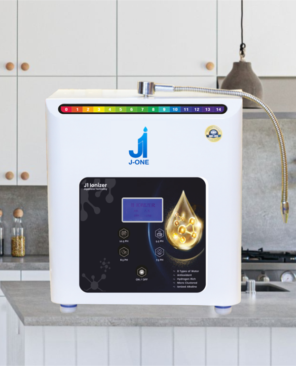 The Aqua J1 Reppo Machine is a water ionizer that claims to produce alkaline and acidic ionized water through electrolysis. Electrolysis is a process that uses electricity to separate dissolved minerals in water into acidic and alkaline components.The image lists several features of the Aqua J1 Reppo Machine, including:7 Platinum Plates: The number of plates can affect the machine’s ability to ionize water. Generally, more plates are said to produce stronger ionization.pH Range of 3.5 to 10.5: This range indicates the machine can produce water that is acidic (low pH) or alkaline (high pH).ORP Range of -400 to -600: ORP stands for Oxidation-Reduction Potential. It is a measure of the water's ability to oxidize (donate electrons) or reduce (accept electrons) other substances. A negative ORP indicates antioxidant properties, while a positive ORP indicates oxidizing properties.The image also mentions that the Aqua J1 Reppo Machine can produce eight different levels of pH balanced water.