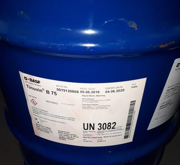BASF make Tinuvin light stabilizer for paint and coating industry in India,The purpose of TINUVIN performance additives for UV protection and durability is to safeguard coatings and increase their lifespan. Ultraviolet Light Absorbers (UVA) and Hindered-Amine Light Stabilizers (HALS) are the two categories of light stabilizers in our repertoire. There are various commercially available forms of UVA depending on the sort of light-absorbing unit. Spectral coverage is widest with benzotriazoles.We have available stock of BASF Tinuvin SeriesTinuvin 292Tinuvin 1130Tinuvin 5151Tinuvin 5050Tinuvin 328Tinuvin 400Tinuvin 5341Tinuvin cgl 5bImportant attributes and advantagesprolonged durability of UV-sensitive materialsImproved color constancyincreased resilience of adhesives and coatingsApplicationAutomotive coatingsBuilding materialsConstruction coatingsElastomeric roof coatingsFurniture and wood coatingsIndustrial coatingsMarine coatingsOverprint varnish (OPV)Printing and packaging
