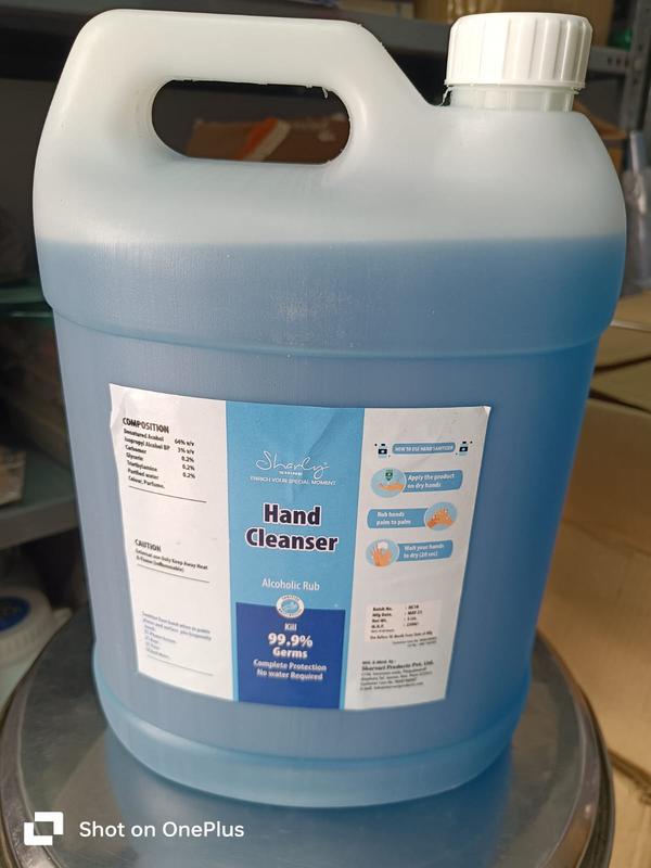 Hand sanitizer used for clean the hands with germs