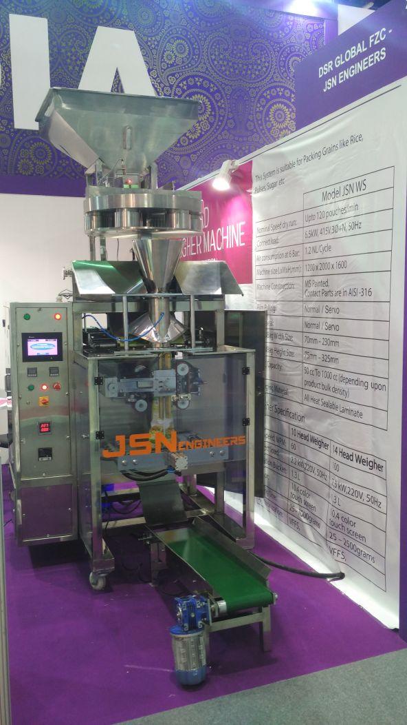 Full Pneumatic Collar Type High Speed Dal Pouch Packaging [Up to 1 Kg] 