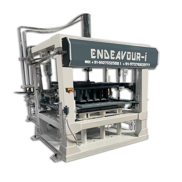 Hydraulic Vibro Compacting Concrete Blocks PlantMulti Product Machine to Produce Fly Ash Bricks, Cement Bricks, Concrete Solid Blocks, Concrete Hollow Blocks, Concrete Paver Blocks, Concrete Paver Blocks with Color Face etc…Model: ENDEAVOUR-iC3500Production Capacity: 18 Bricks per Stroke / 2500-3500 Bricks per HourStandard Bricks Size: 230 X 110 X 75 mm (Size Options Available)Vibration: Oil Filled Box Type High Speed Vibration Controlled by VFDPan Mixer Capacity: 1000 Kgs per Batch – 2 MixersHydraulic Tank Capacity: 250 LtrsControl Panel: User Friendly PLC Based Control Panel with Touch Screen DisplayPallet Size: 830 X 830 X 32 mmConnected Power: 78.00 HP / 58.50 KW / 3 Phase / 440 Volts / 50 HtzDetails & Specifications are subjected to change without Prior Notice.Endeavour Intelligent Equipments Private Limited is Mehsana - Gujarat - INDIA Based Leading Engineering Company Offering Plant & Machinery Like Fly Ash Brick Plant, Fly Ash Brick Machine, Fly Ash Brick Making Machine, Fly Ash Brick Making Plant, Fly Ash Bricks Plant, Fly Ash Bricks, Machine, Fly Ash Bricks Making Machine, Fly Ash Bricks Making Plant, Automatic Fly Ash Brick Plant, Automatic Fly Ash Brick Machine, Automatic Fly Ash Brick Making Machine, Automatic Fly Ash Brick Making Plant, Automatic Fly Ash Bricks Plant, Automatic Fly Ash Bricks Machine, Automatic Fly Ash Bricks Making Machine, Automatic Fly Ash Bricks Making Plant, Fully Automatic Fly Ash Brick Plant, Fully Automatic Fly Ash Brick Machine, Fully Automatic Fly Ash Brick Making Plant, Fully Automatic Fly Ash Bricks Plant, Fully Automatic Fly Ash Bricks Machine, Fully Automatic Fly Ash Bricks Making Machine, Fully Automatic Fly Ash Bricks Making Plant, Concrete Block Plant, Concrete Block Machine, Concrete Blocks Plant, Concrete Blocks Machine, Automatic Concrete Block Plant, Automatic Concrete Block Machine, Automatic Concrete Blocks Plant, Automatic Concrete Blocks Machine, Automatic Concrete Block Making Plant, Automatic Concrete Block Making Machine, Automatic Concrete Blocks Making Plant, Automatic Concrete Blocks Making Machine, Fully Automatic Concrete Block Plant, Fully Automatic Concrete Block Machine, Fully Automatic Concrete Blocks Plant, Fully Automatic Concrete Blocks Machine, Fully Automatic Concrete Block Making Plant, Fully Automatic Concrete Block Making Machine, Fully Automatic Concrete Blocks Making Plant, Fully Automatic Concrete Blocks Making Machine, Concrete Hollow Block Making Plant, Concrete Solid Block Making Plant, Concrete Hollow Block Making Machine, Concrete Solid Block Making Machine, AAC Blocks Plant, Light Weight Concrete Blocks Plant, Autoclaved Aerated Concrete Blocks Plant, Autoclaved Aerated Concrete Blocks Manufacturing Project etc