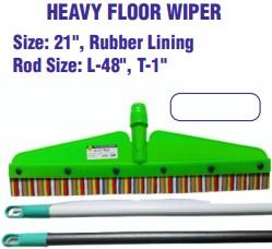 Floor Wiper Rubber Lining Size- 16 inchRod Size- L-48 inch, T-1 inch